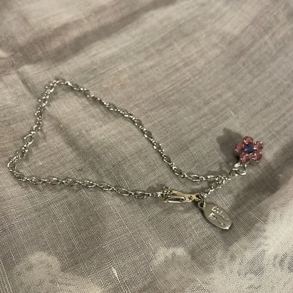 COOKIE Lee silver flower charm bracelet - Picture 2 of 5